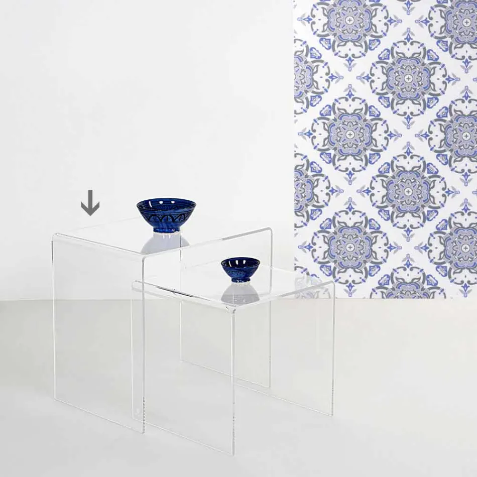 Bashkëkohor 50x50cm bashkëkohor, me anije të vogël Terri Big, bërë në Itali Viadurini