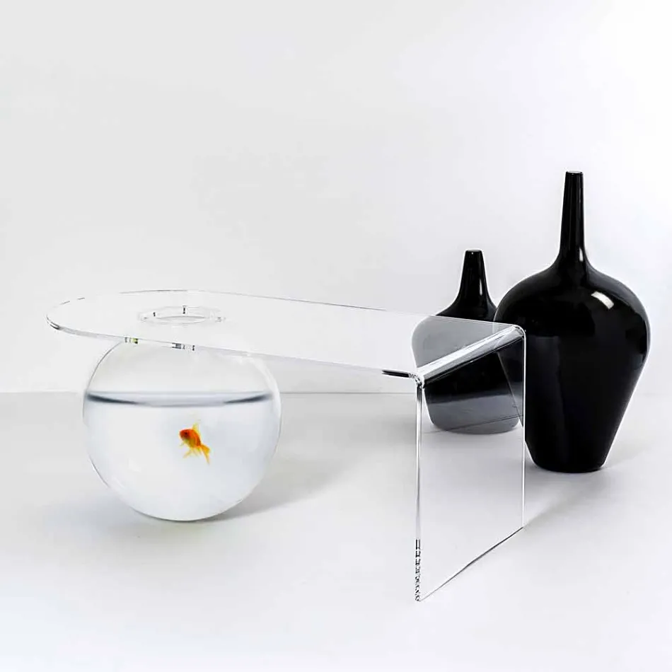 Tabela e kafes me dizajn modern bashkëkohor L90xH40xP48 cm Bolly, e bërë në Itali Viadurini