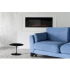 Tavolinë kafeje Eero Saarinen Tulip H 39 me laminat të zi të lëngshëm Made in Italy - Scarlet Viadurini