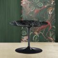 Tavolinë kafeje Tulip Saarinen H 41 me mermer të gjelbër Alpet Made in Italy - Scarlet