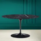 Tavolinë kafeje ovale Tulip Saarinen H 41 me majë qeramike Marquinia Viadurini