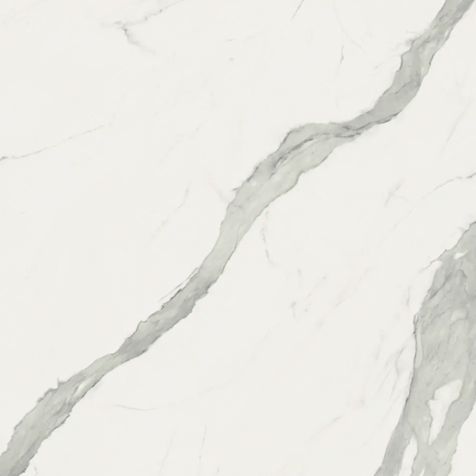 Tavolinë kafeje ovale Tulip Saarinen H 41 në qeramikë Statuary Full Vein Viadurini