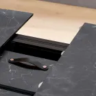 Tavolinë me fuçi e zgjerueshme deri në 170 cm në HPL të stratifikuar - Convivio Viadurini