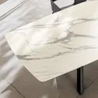 Tavolinë me fuçi të zgjerueshme në 240 ose 280 cm në HPL të stratifikuar - Dialogo Viadurini