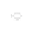 Tavolinë fuçi moderne në qeramikë dhe çelik rozë ari Prodhuar në Itali - Settimmio Viadurini