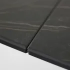 Tavolinë e zgjerueshme deri në 276 cm në Noir Desir Qeramike Prodhuar në Itali - Ekuatori Viadurini