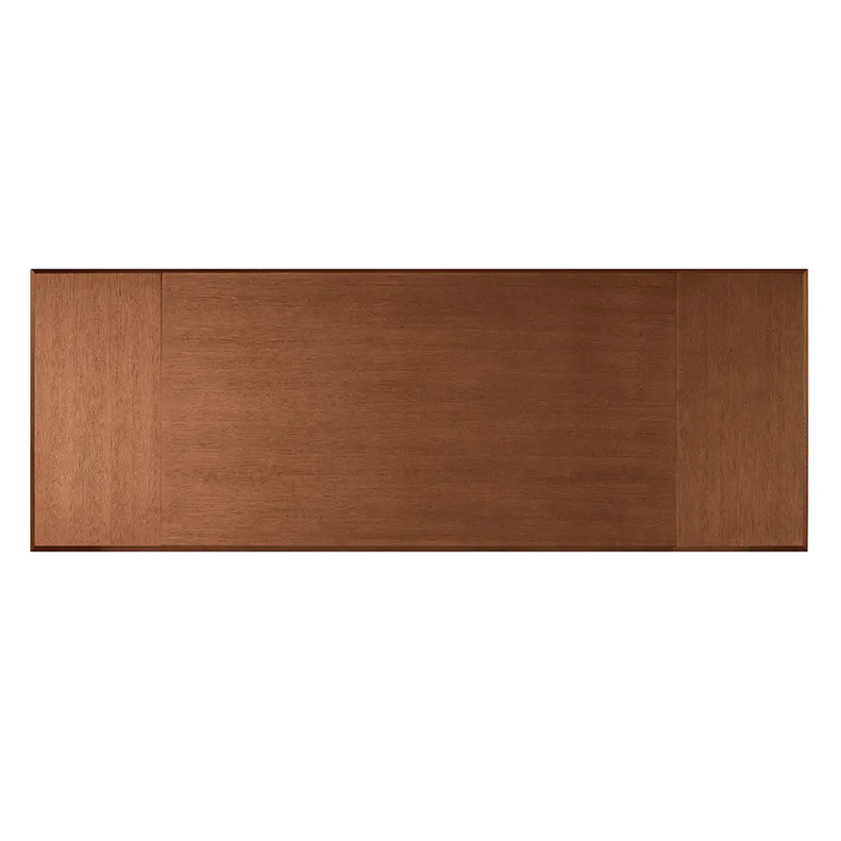 Tavolinë e Zgjerueshme 160/240x90 cm e Bërë nga Arra dhe Hekuri - Nodo Viadurini