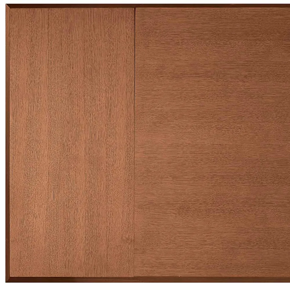 Tavolinë e Zgjerueshme 160/240x90 cm e Bërë nga Arra dhe Hekuri - Nodo Viadurini