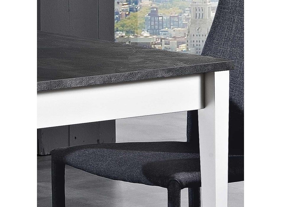 Tavolinë e zgjatur deri në 180 cm në Ahu dhe Melaminë Prodhuar në Itali - Otiello Viadurini
