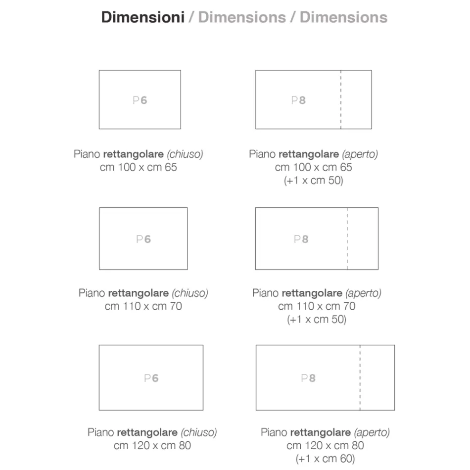 Tavolinë e zgjatur deri në 180 cm në Ahu dhe Melaminë Prodhuar në Itali - Otiello Viadurini
