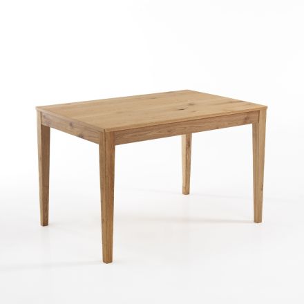 Tavolinë e zgjatur deri në 180 cm në dru të fortë thupër - talium Viadurini