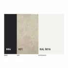 Tavolinë ngrënieje e shtrirë në 2.8 m në këmbë qeramike dhe metalike - Paoluccio Viadurini