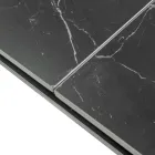 Tavolinë e Zgjatshme 200 cm në Gurë Metal dhe Sintetik - Nën Ujë Viadurini