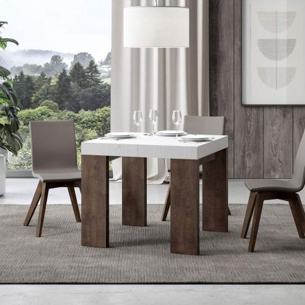 Tavolinë e zgjerueshme deri në 246 cm në përfundime të ndryshme Made in Italy - Tree Viadurini