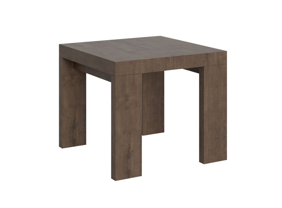 Tavolinë e zgjerueshme deri në 246 cm në Made in Italy Mikrogrimca druri - Pemë Viadurini