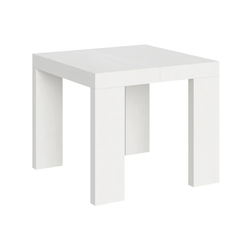 Tavolinë e zgjerueshme deri në 246 cm në Made in Italy Mikrogrimca druri - Pemë Viadurini