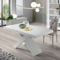 Tavolinë e zgjerueshme deri në 260 cm me majë me efekt druri Prodhuar në Itali - Odelmo