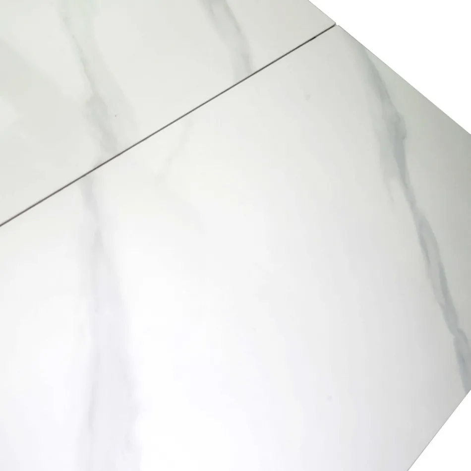 Tavoline e zgjerueshme 260 cm ne gur Metal dhe Sintetik - Nen uje Viadurini