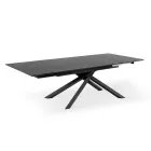 Tavolinë e zgjatur deri në 270 cm me majë HPL dhe bazë alumini - Kërko Viadurini