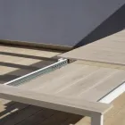 Tavolinë e Zgjerueshme deri në 276 cm me Efekt Druri prej Alumini - Ovara Viadurini