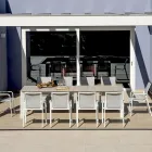 Tavolinë e Zgjerueshme deri në 276 cm me Efekt Druri prej Alumini - Ovara Viadurini