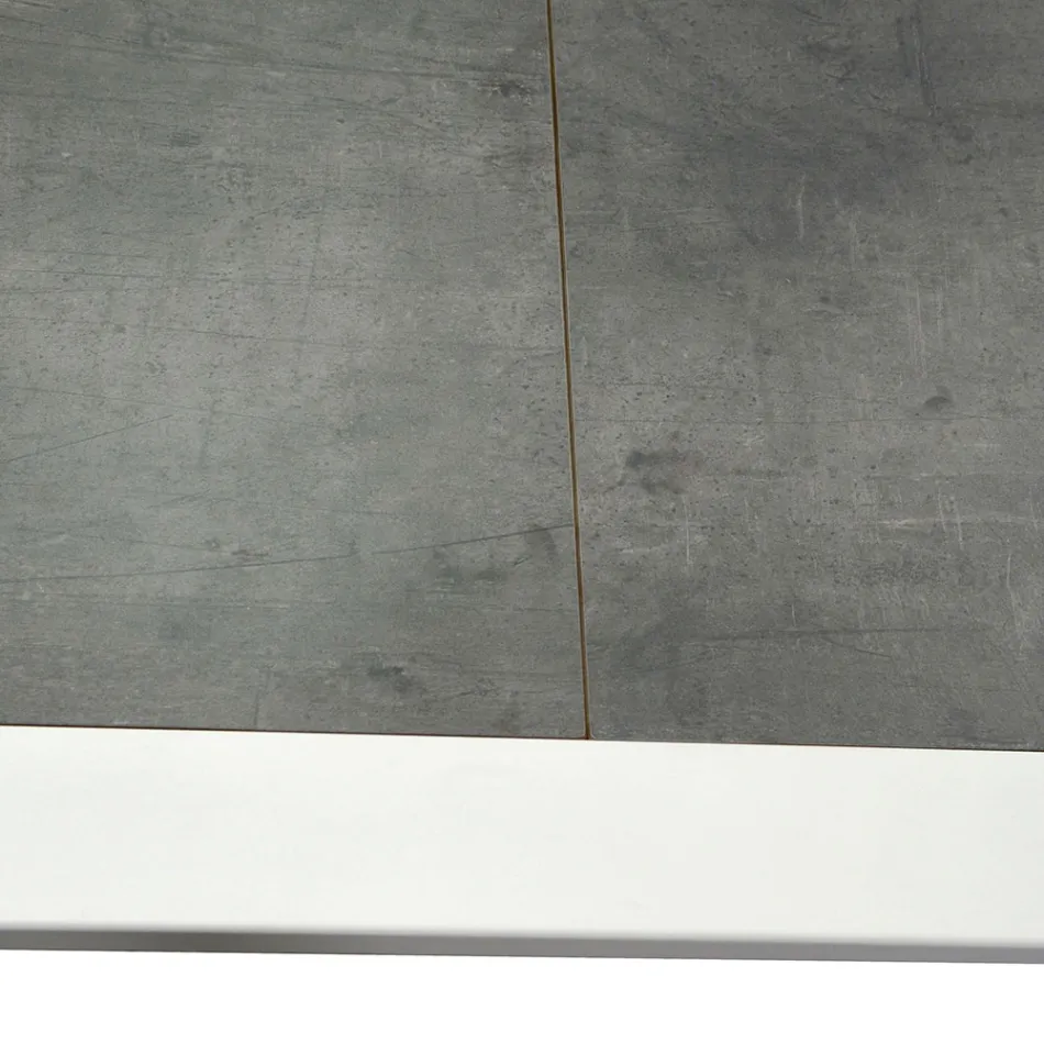 Tavolinë e zgjerueshme 300 cm në alumin me futje HPL - Righello Viadurini