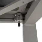 Tavolinë e zgjerueshme 300 cm në alumin me futje HPL - Righello Viadurini