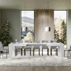 Tavolinë e zgjatur deri në 440 cm E disponueshme në përfundime të ndryshme - Malore Viadurini