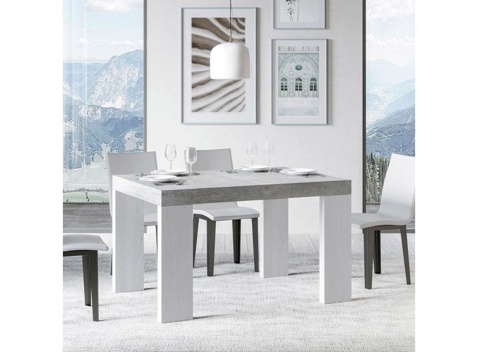 Tavolinë e zgjerueshme deri në 440 cm në përfundime të ndryshme Prodhuar në Itali - Pemë Viadurini