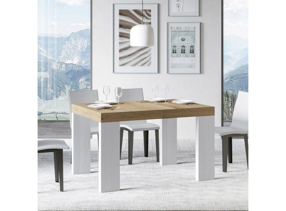 Tavolinë e zgjerueshme deri në 440 cm në përfundime të ndryshme Made in Italy - Tree Viadurini