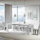 Tavolinë e zgjerueshme deri në 440 cm në Made in Italy Mikrogrimca druri - Pemë Viadurini