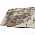 Tavolinë e zgjatshme në formë fuçie me zgjatime të integruara Made in Italy - Grotta Viadurini