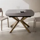 Tavolinë me fuçi e zgjerueshme në HPL të shtresuar me përfundime të ndryshme - Incontro Viadurini