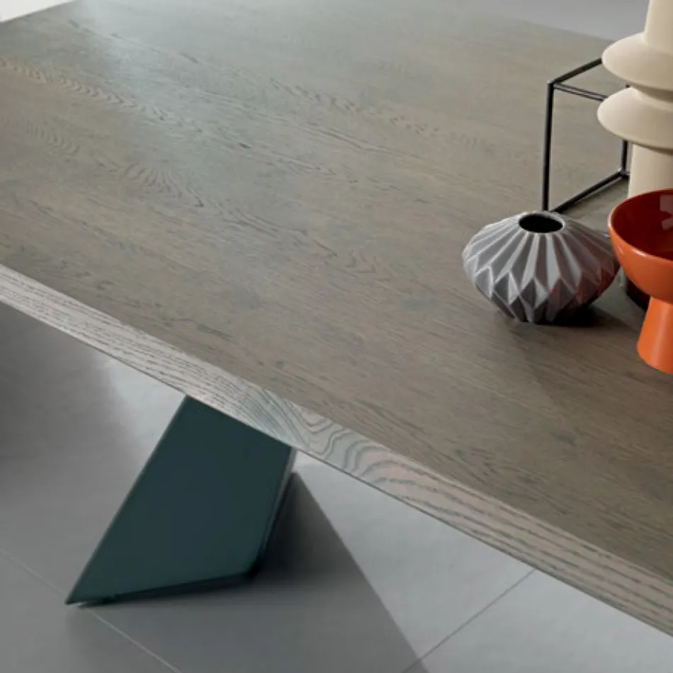 Tavolinë e Zgjerueshme me Zgjatje Anësore në Dru të Rimesouar - Aperol Viadurini