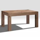 Tavolinë e zgjerueshme me këmbë të fasuara dhe majë Made in Italy - Tash Viadurini