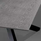 Tavolinë e zgjerueshme me këmbë S70 Made in Italy - Sagi Viadurini