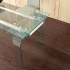 Tabela e zgjërueshme me majën e qelqit të tunduar nga Zoti Viadurini