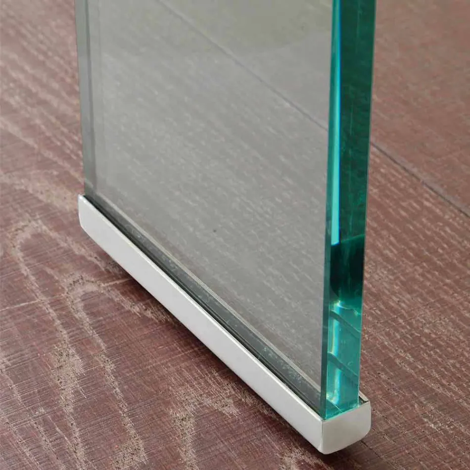 Tabela e zgjërueshme me majën e qelqit të tunduar nga Zoti Viadurini