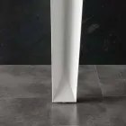 Tavolinë e zgjërueshme me majë moderne të qelqit Baltimore të zbutur Viadurini