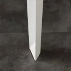 Tavolinë e zgjërueshme me majë moderne të qelqit Baltimore të zbutur Viadurini