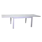 Tavolinë e zgjerueshme e kopshtit E bërë tërësisht prej alumini - fletë Viadurini