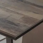 Tavolinë ngrënieje e zgjatur prej druri dhe metali deri në 280 cm - Gallotto Viadurini