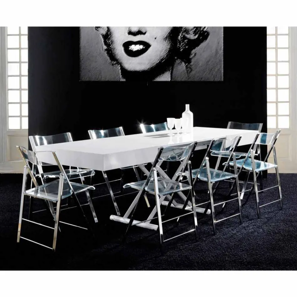 Tavolinë ngrënieje e shtrirë për tryezën e ngrënies Gilmore Viadurini