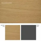 Dizenjoni tryezë të zgjatshme me majën e lisit Daryl, të bërë në Itali Viadurini