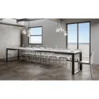 Tabela e Zgjerueshme e Dizajnit Modern në Dru Melamine - Badesi Viadurini