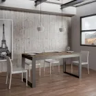 Tabela e Zgjerueshme e Dizajnit Modern në Dru Melamine - Badesi Viadurini