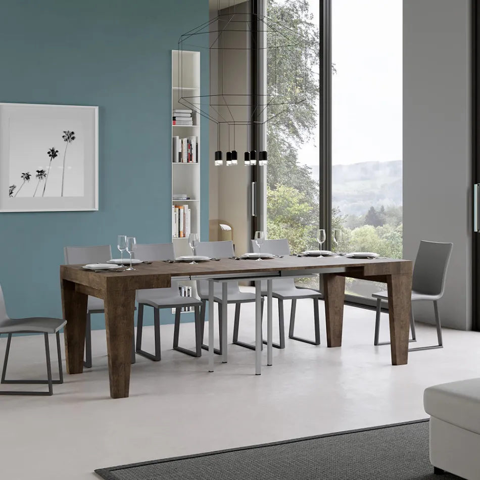 Tabela e zgjerueshme e disponueshme në përfundime të ndryshme Made in Italy - Mountain Viadurini