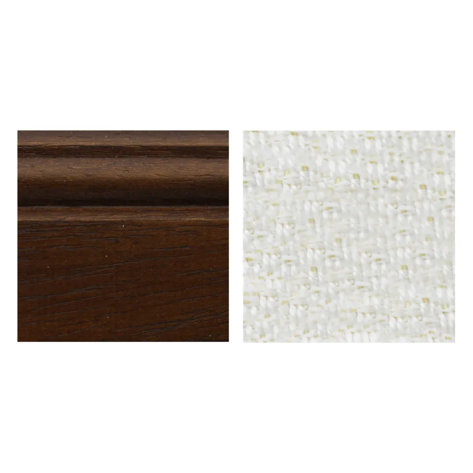 Tavolinë e zgjatur dhe 2 karrige në arrë të patinuar Prodhuar në Itali - Biotite Viadurini