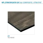 Tavolinë e zgjerueshme deri në 180 cm Hpl e laminuar e rrumbullakët Prodhuar në Itali - Bastiano Viadurini