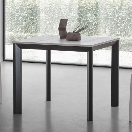 Tavolinë katrore e zgjerueshme deri në 232 cm në HPL Prodhuar në Itali - Filiberto Viadurini